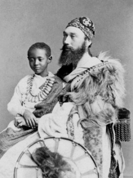 NPG Ax30351; Prince (Dejatch) Alamayou of Abyssinia (Prince Alemayehu Tewodros of Ethiopia); Tristram Charles Sawyer Speedy by (Cornelius) Jabez Hughes